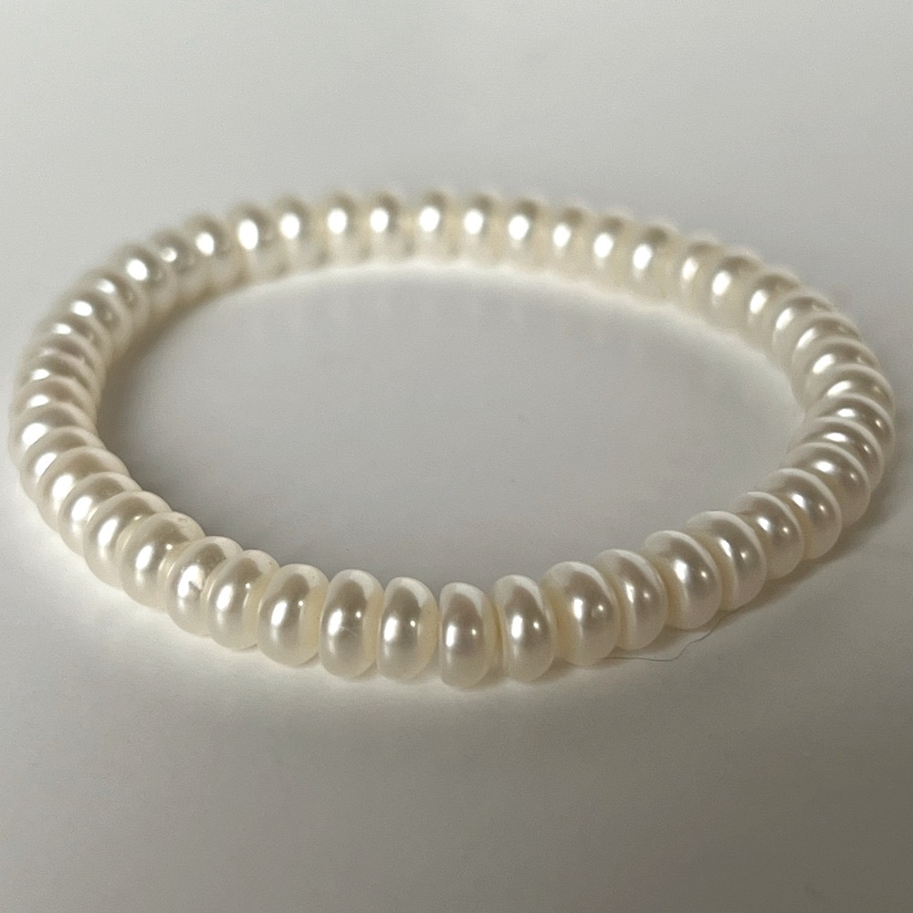 Honora Fresh Water Pearls Bracelets Set of 3: Black, Grey, & White - Picture 3 of 9